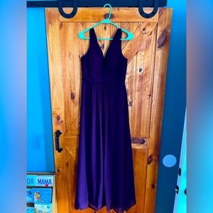 Christina Wu Celebration from David’s Bridal dress. Size 10. Color- Aubergine